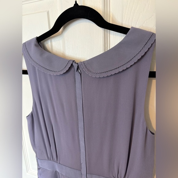 NWT Boden Limited Edition Silk Sheath Dress | Size 6 | Frosted Grey Lavender - Picture 9 of 12